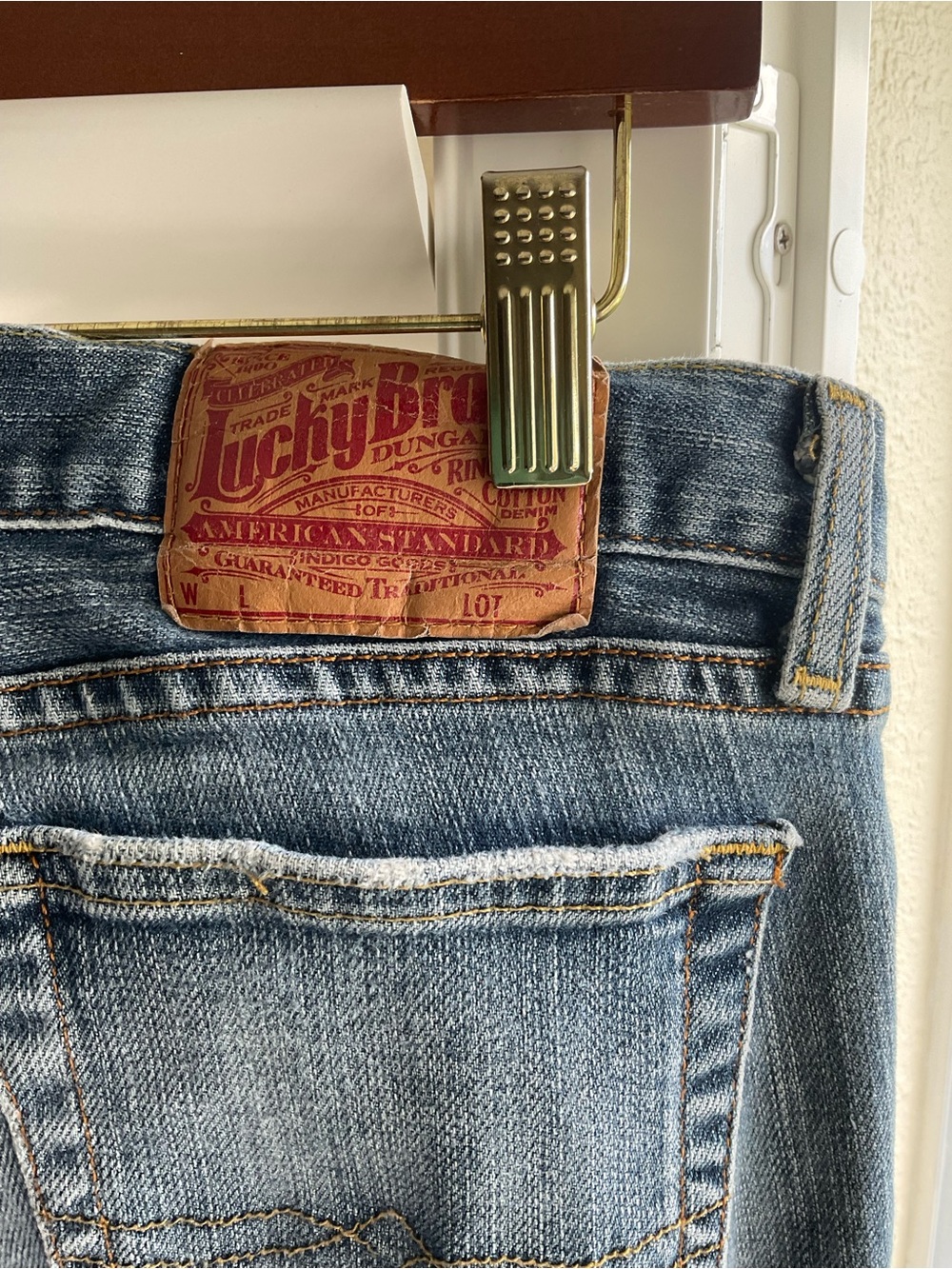 Vintage Lucky Brand Lil Maggie Button Fly Jeans, Size 6 - Picture 6 of 13
